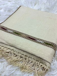 Châle en pure laine et cachemire pour homme, doux et chaud, long, élégant, formel, traditionnel, écharpe d'épaule pour l'hiver - Product Image 6