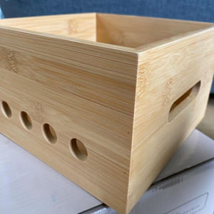 Premium Set of 3 Stackable Bamboo Potato <b>Storage</b> Box <b>Vegetable</b> <b>Storage</b> Basket For Kitchen Counter from Vietnam - Product Image 2