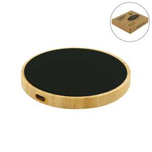 Bamboo Wireless Charger 10W Fast Charging Type-C Port Eco-Friendly Mobile Phone Charger - Product Image 1