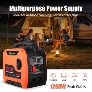 Generador Inverter Portátil con Motor Refrigerado por Aire de 1/1.2kW, Arranque Automático a Gasolina, Salida de 12V CC, Fabricado en China - Product Image 5