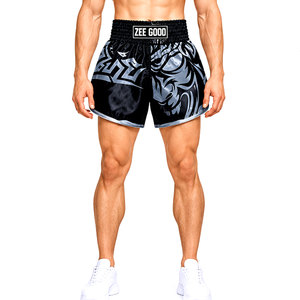 Pantalones Cortos de Boxeo con Bordado, Pantalones Cortos de MMA Profesionales para Entrenamiento de Kickboxing, Pantalones Cortos de Muay Thai para Niños - Product Image 5