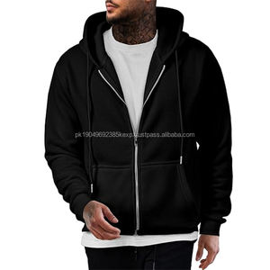 เสื้อฮู้ดดี้ผู้ชายผ้าคอตตอนหนานุ่ม พิมพ์ลายพัฟฟ์คุณภาพสูง ทรงโอเวอร์ไซส์ สั่งพิมพ์ลายได้ตามต้องการ หรูหรา พร้อมซิป - Product Image 1