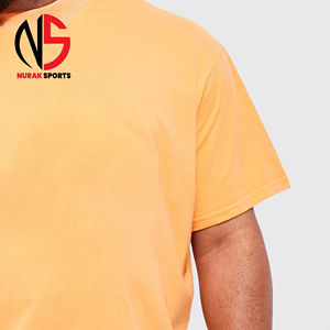 Camiseta de Alta Calidad, 100% Algodón, Ecológica, Estilo Hip Hop, Holgada, Talla Grande, Personalizada para Hombre, de Primera Calidad - Product Image 4