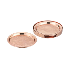 Bandeja Rectangular de Cobre Minimalista Moderna, Bandeja Decorativa de Metal para Servir, Centro de Mesa para Café, Bandeja para Guardar Joyas - Product Image 2