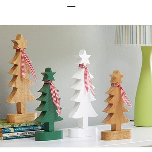 Direct Factory Supply Handmade Wooden Tabletop <b>Tree</b> with Rustic Design for <b>Christmas</b> Decoration and Holiday <b>Table</b> Decor For Sale - Product Image 4