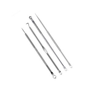 Juego de herramientas para remover puntos negros, kit de extracción de acné para limpieza profunda de poros faciales, kit de eliminación de puntos negros de acero inoxidable - Product Image 6