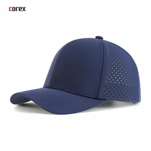 Gorra de Béisbol Azul Marino de 6 Paneles, Transpirable, Impermeable, con Bordado 3D, Ajustable con Botones, Unisex, Deportiva, para Viajes, Aire Libre, Primavera y Verano - Product Image 1