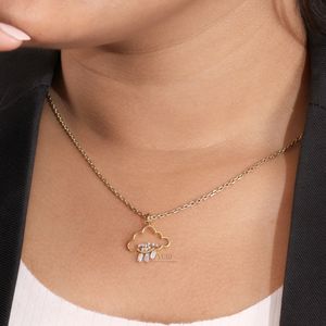 Round Cut Lab Grown <b>Necklace</b> Pure Diamond Jewelry for a Flawless Finish VVS-VS Clarity IGI Certified From Indian Supplier - Product Image 3