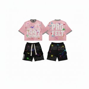 Nueva Camiseta de Manga Corta para Hombre, Estilo Hip Hop, Cuello Redondo, Algodón Lavado, Color Liso, Vintage, de Alta Calidad y Transpirable - Product Image 6