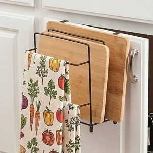 Moderno Soporte Metálico Multifuncional para Tablas de Cortar con Fácil Montaje - Product Image 2