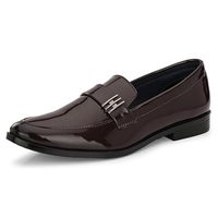 Chaussures de lecture classiques en cuir d'animaux, unisexes |   Chaussures habillées à enfiler avec semelle intérieure rembourrée |   Design confortable et élégant fait main
