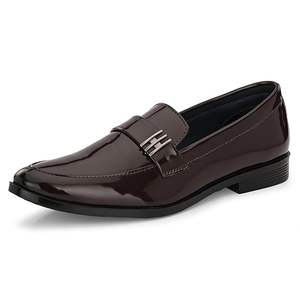 Zapatos Formales de Cuero Animal para Hombre |   Zapatos de Vestir Sin Cordones con Plantilla Acolchada |   Diseño Cómodo y Elegante con Opción de Logotipo Personalizado - Product Image 4