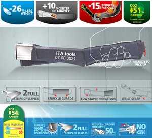 Marteau agrafeur métallique léger de 12 mm - Product Image 4