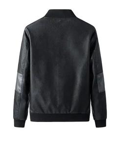 Veste en cuir pour homme, style décontracté, multicolores, streetwear, nouvelle mode, col montant confortable, CP-MLJ-04 - Product Image 2