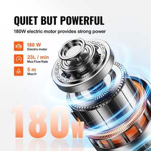 Bac de vidange d'huile à profil bas de 17 gallons Pompe électrique 180W Poignée pliable Tuyau de 8,2 pieds Chariot roulant pour camions de drainage efficaces - Product Image 3