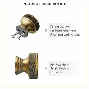 Vintage <b>Brass</b> Cabinet <b>Knobs</b> Round <b>Antique</b> Drawer Pull Handles for Wardrobe Kitchen Furniture - Product Image 4