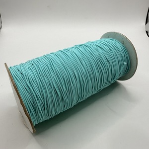 Cordon élastique tressé bleu aqua n°19, 1,2 mm, 288 yards, 100 % nylon haute ténacité, écologique, pour textile de maison - Product Image 2
