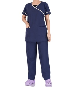Uniformes de enfermera transpirables tejidos de algodón 100% para mujer, diseño personalizado de calidad, hospitales, laboratorios de farmacia, nuevas ofertas al por mayor BD - Product Image 2