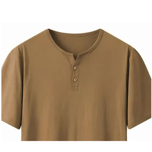 T-shirt de sport pour homme, impression personnalisée, polyester/coton, respirant, anti-plis, manches courtes, décontracté - Product Image 3
