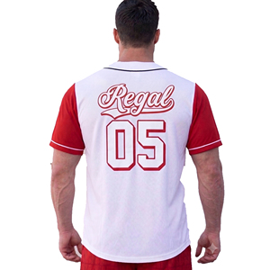 OEM Full <b>Button</b> Baseball Jersey Men's High Quality Baseball Jersey Mens Quick Dry Down <b>Button</b> Baseball Jerseys Men - Product Image 2