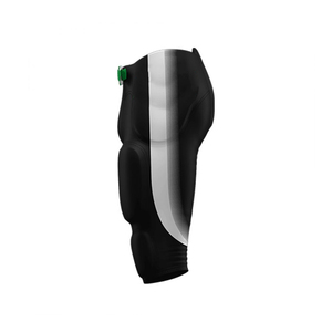 Mens <b>Padded</b> American Football Pants Belt Closure Fitted Athletic Practice Game Performance Sportswear Adult Football Apparel - Product Image 2