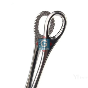 Straight Rampley <b>Sponge</b> Holding Forceps Foerster <b>Sponge</b> Forceps 12 Straight Serrated Surgical Holding Instruments - Product Image 4