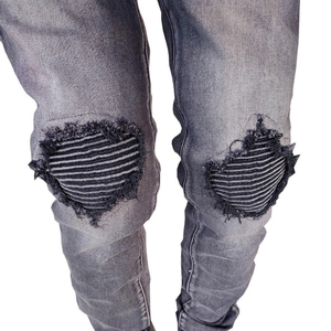 Jeans de Mezclilla para Hombre, Corte Regular, Cintura Alta, Tejido de Punto, Secado Rápido, Ecológicos, Transpirables, Oscuros/Claros, Medio Spandex, Algodón, Pierna Recta - Product Image 5