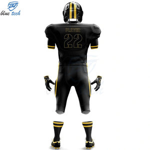 Custom American Football Sports Uniform Sublimated Short Sleeve Jersey Pants Set for Professional Teams - Product Image 4