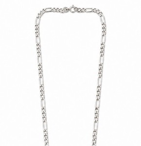 Cadena de Eslabones Figaro de Plata de Ley 925 para Hombre, Collar Romántico, Clásico y Moderno, Unisex, para Boda, Uso Diario, Fiesta, Regalo - Product Image 2