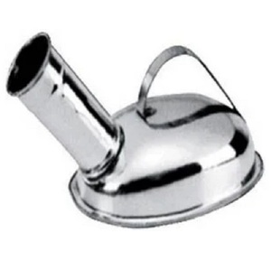 Recipiente de Orina de Acero Inoxidable para Hombres Postrados en Cama, Contenedor de Recolección de Orina Médico Reutilizable con Cuerpo Resistente a la Oxidación y Fácil Agarre - Product Image 1