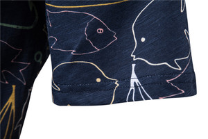 Camisetas de Algodón Estampadas de Verano para Hombre, Camisetas Gráficas Casuales, Cuello Redondo, Manga Corta, de Alta Calidad - Product Image 2