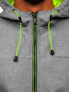Chaqueta Softshell Personalizada con Logotipo, Impermeable, para Escalada en Montaña, Ropa de Pesca para Hombre, Forro Polar Cálido - Product Image 4