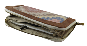 Pochette de créateur artisanale haut de gamme imprimée sur mesure pour femme, style moderne, plusieurs poches, fermeture éclair, tendance pour l'été - Product Image 4