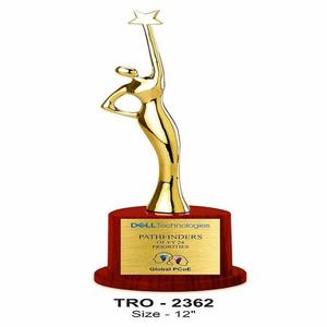 Trofeo Pathfinder con Acabado Dorado Grabado Personalizado en Oferta, para Exhibición en Oficinas o Premios Corporativos, Disponible para Suministro Mundial - Product Image 4