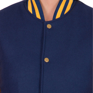 Trendy Custom Women Varsity Jacket with Embroidered Logo, Warm Fleece Baseball Varsity Jacket for Casual Wear - Product Image 6