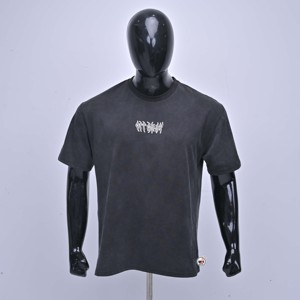 Camiseta Unisex Negra de Manga Corta con Cuello Redondo, Corte Regular, Estilo Casual Urbano, 100% Algodón Jersey, Secado Rápido, Antiencogimiento - Product Image 1