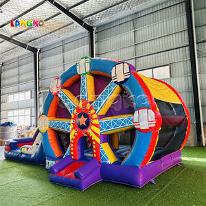 Glissière d'eau colorée commerciale Offre Spéciale <span class=keywords><strong>avec</strong></span> le curseur gonflable d'arc-en-ciel de location de <span class=keywords><strong>piscine</strong></span> <span class=keywords><strong>avec</strong></span> la <span class=keywords><strong>piscine</strong></span> - Product Image 3