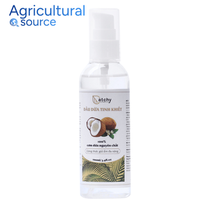 Premium Cold <b>Pressed</b> Extra Virgin Coconut Oil From Vietnam 100ml Small Size Organic Unrefined Best For Skincare Hair Care OEM - Product Image 2