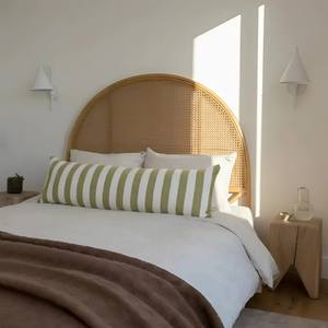 High Quality Rustic Rattan <b>Headboard</b> for Bed Modern Design Bedhead King <b>Queen</b> Bedroom Furniture made in Vietnam - Product Image 3