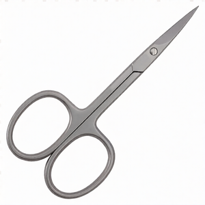 Ciseaux à cuticules professionnels en acier inoxydable, pointe fine courbée, durables, 3,5 pouces, droits, pour manucure et pédicure - Product Image 3