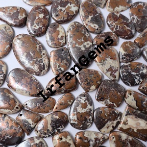 โดโลไมต์ทองแดงอัญมณีอัญมณีหลวมทองแดงโดโลไมต์ Cabochon ในรูปผสมทองแดงโดโลไมต์กึ่งมีค่าจี้ขนาดพื้นเมือง - Product Image 5