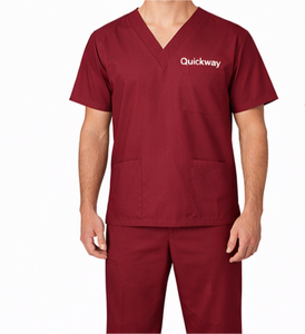 Ensemble de blouses médicales unisexes, haut et pantalon réversibles, pantalon de travail extensible, vêtements de travail pour les professionnels de la santé, mélanges de coton, doux - Product Image 1