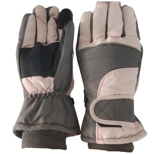 Gants de ski d'hiver pour hommes et femmes, gants en cuir avec sangle, sports de plein air, sécurité, football, gants de ski en provenance du Pakistan - Product Image 1