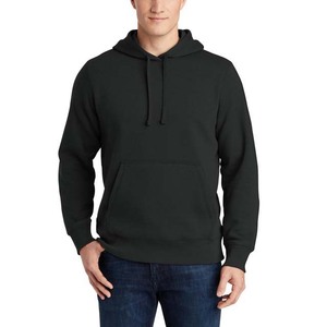 Embroidered Heavyweight Cotton Men's <b>Hoodies</b> Sweatshirts <b>Black</b> Color Fully Customized Regular Fit <b>Hoodies</b> - Product Image 2