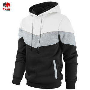 Sweat-shirts personnalisés avec logo pour hommes, 100% coton molletonné respirant, design ODM OEM, style pull-over pour l'hiver - Product Image 1