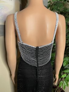 Vintage Luxury <b>Pink</b> Beaded Fringe Wedding Cape Bridal Shoulder <b>Wrap</b> Shrug Hand-Beaded Tassel Caplet Evening Gown Party - Product Image 2