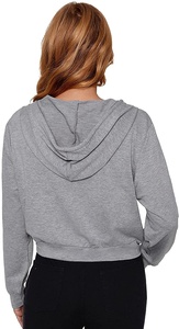 Ensemble survêtement deux pièces pour femme, avec capuche et pantalon de jogging, tenue de Sport, logo personnalisé, prix d'usine - Product Image 5