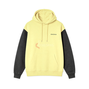 Sweat à capuche unisexe surdimensionné en molleton de coton épais, personnalisable avec logo, directement de l'usine, conception OEM - Product Image 1