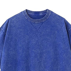 Camiseta con efecto deslavado para hombre, estilo moderno, diseño desgastado, algodón suave, cómoda, informal, estilo urbano. - Product Image 6
