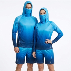 เสื้อตกปลา Blank Athletic SPF แบบมีฮู้ดน้ำหนักเบาสำหรับผู้ชาย พร้อมกระเป๋าเสื้อด้านซ้าย - Product Image 3